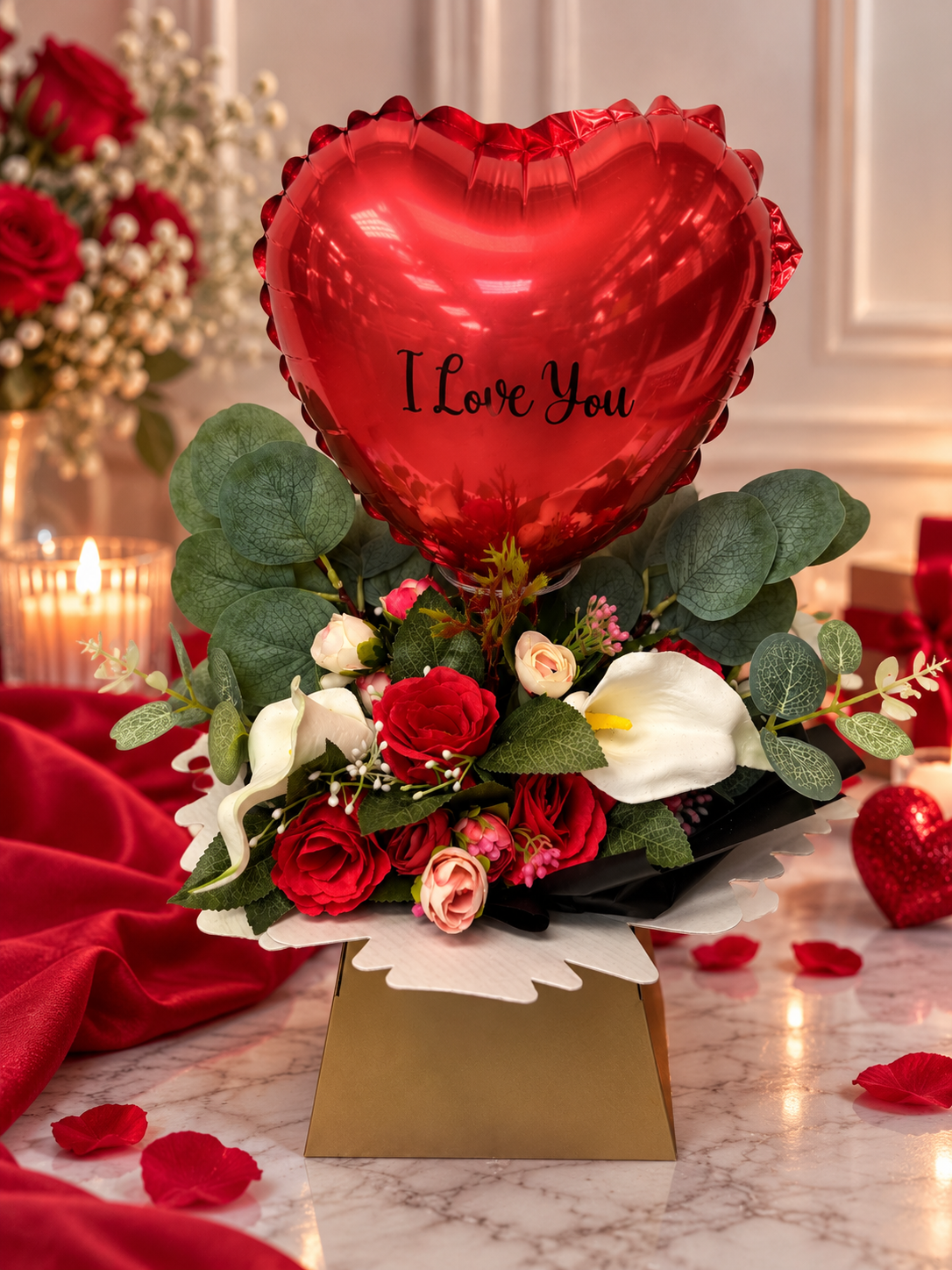 Be My Valentine floral arrangement